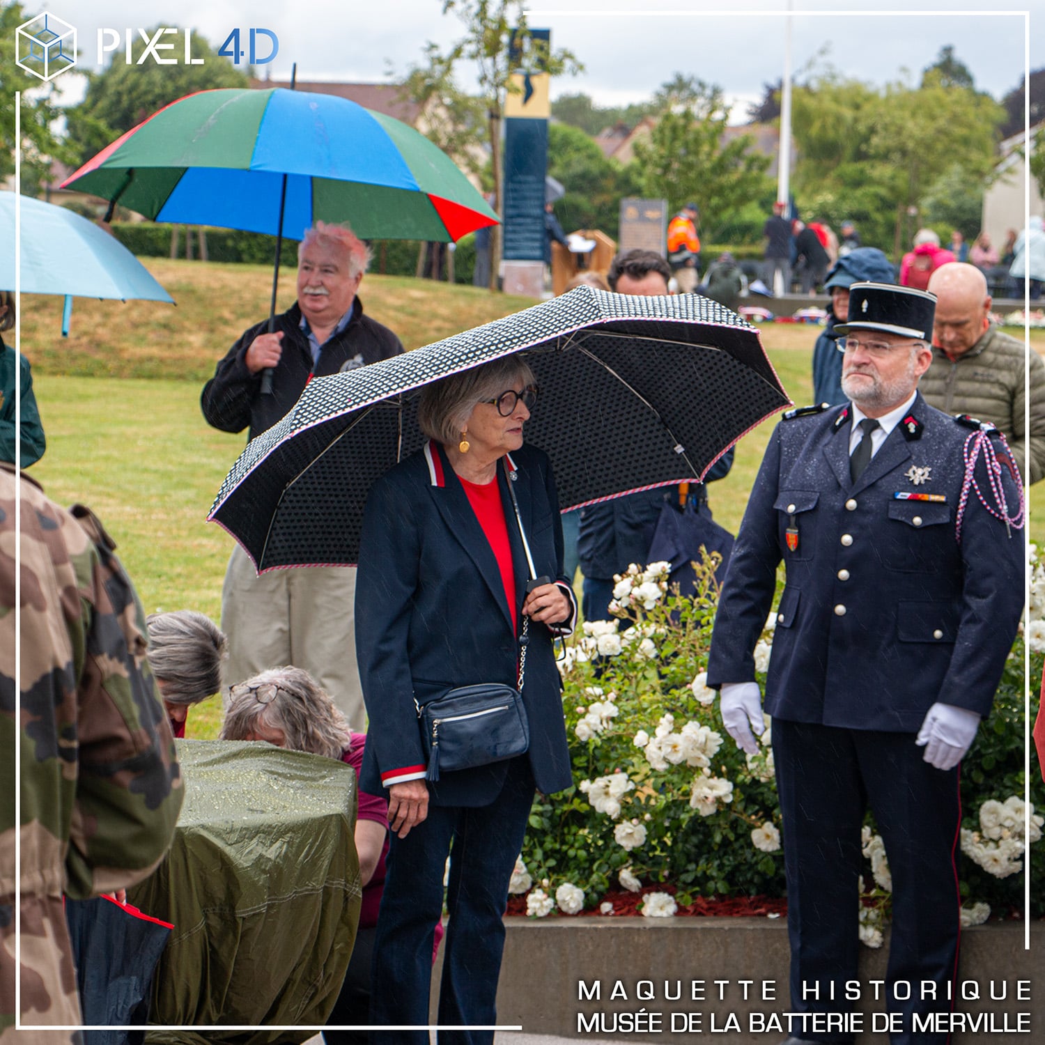 inauguration maquette 3d musee merville aluminium patrimoine prefecture normandie d-day accessibilite mediation culturelle communication publique